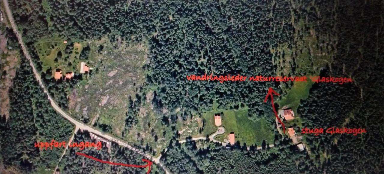 Stuga Glaskogen Glava Esterno foto
